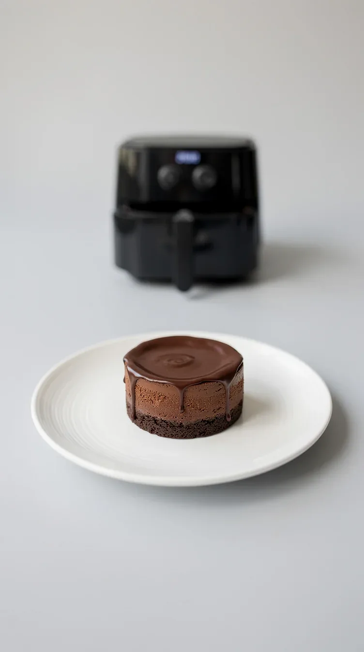 Mini Cheesecake de Chocolate en Freidora de Aire