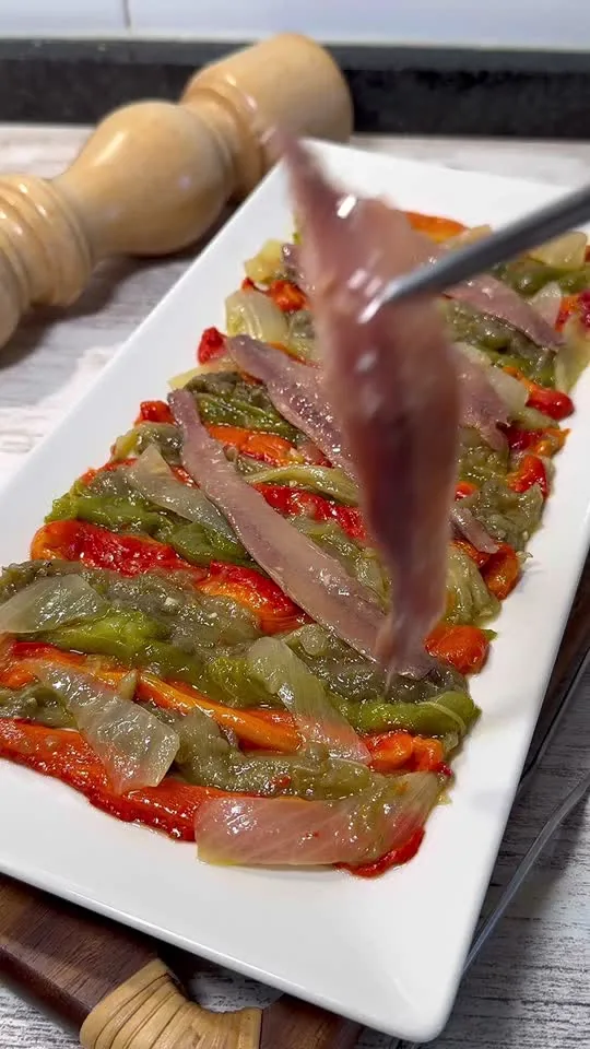 Escalivada con Anchoas