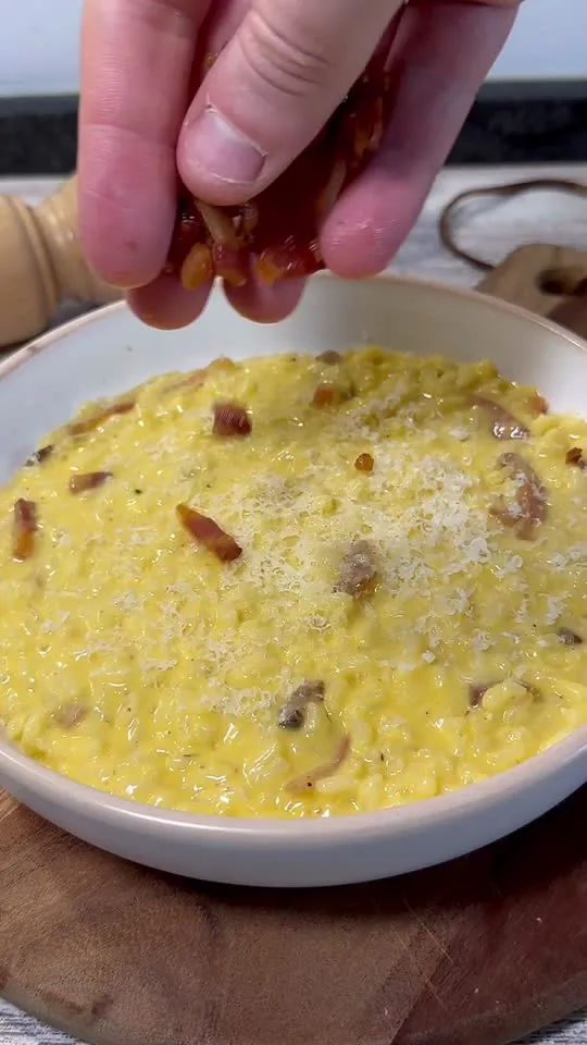 Risotto a la Carbonara