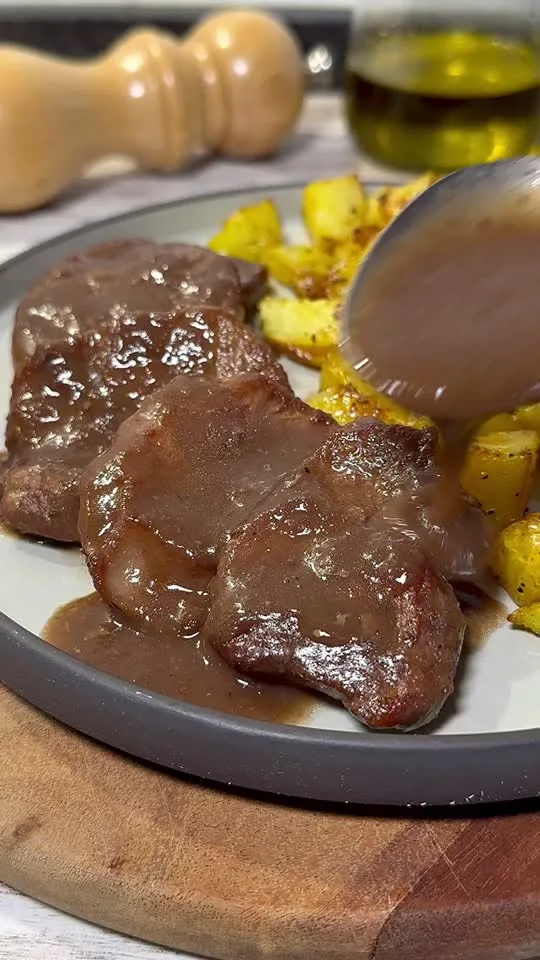 Solomillo Ibérico al Vino Tinto