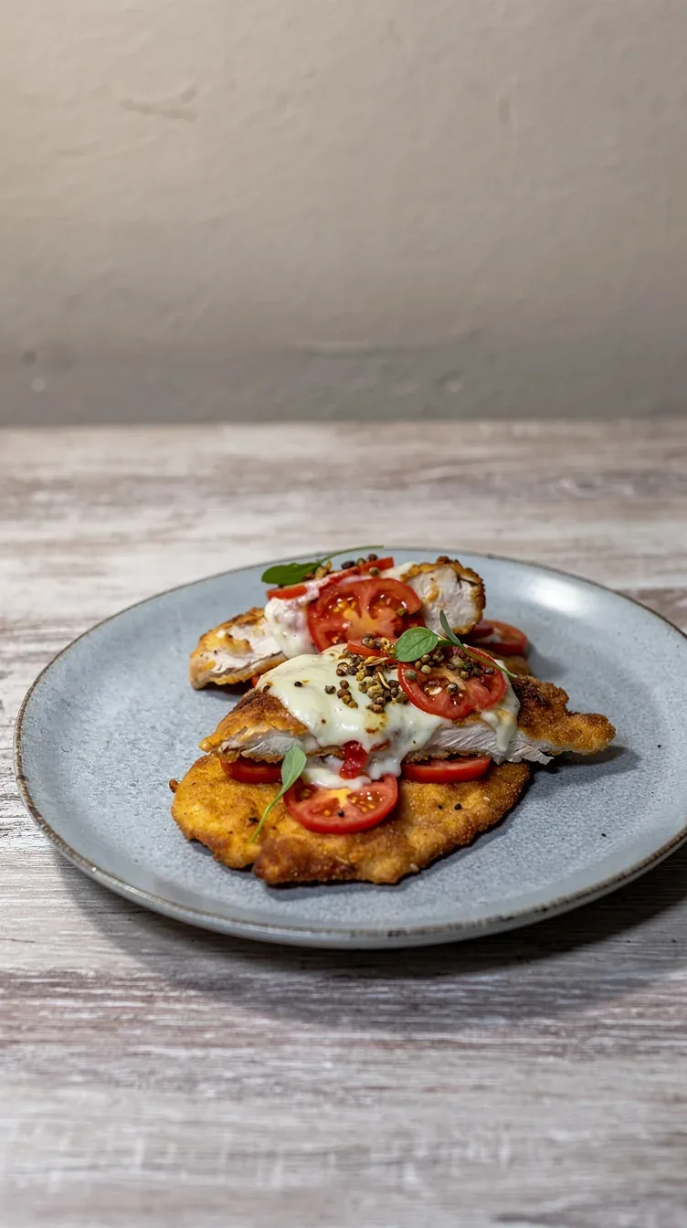 Milanesa de Pollo a la Napolitana al Horno