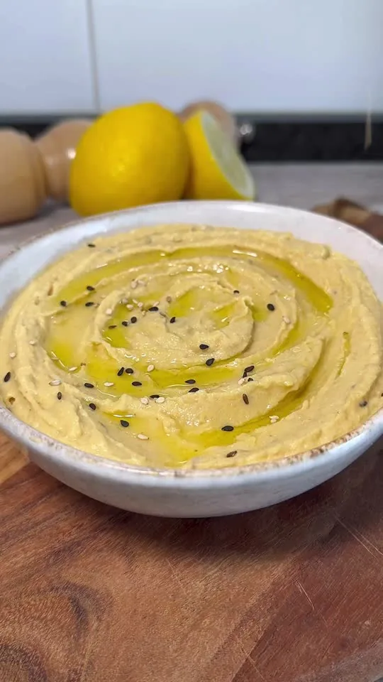 Hummus de Cebolla y Ajo Asado