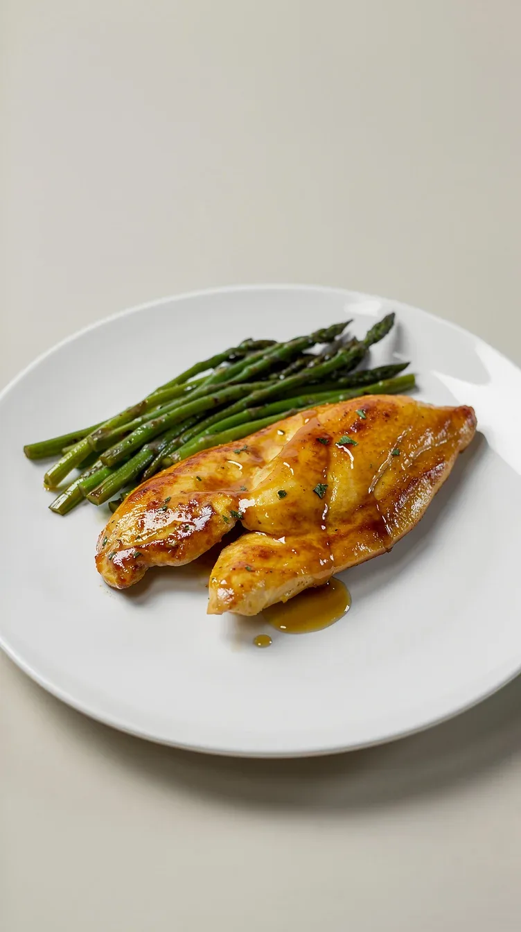 Pollo en salsa de miel y limón
